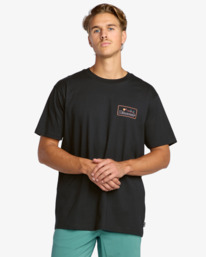 2 Range A/Div - T-Shirt à manches courtes pour Homme Noir 24A503501 Billabong