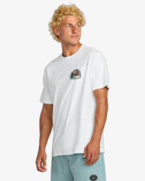 3 Sundown A/Div - T-Shirt à manches courtes pour Homme Blanc 24A503503 Billabong