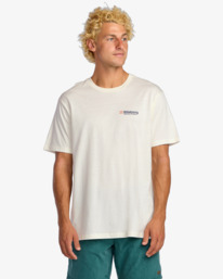 1 Abandon A/Div - Maglietta a maniche corte da Uomo White 24A503505 Billabong