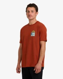 4 Sundown A/DIV - T-shirt de manga curta para Homem Vermelho 24A504505 Billabong