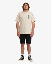 3 Salinity Now Regular - T-shirt de manga curta para Homem Beige 24A504511 Billabong