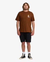 3 Canyons Regular - T-shirt de manga curta para Homem Marrom 24A504512 Billabong