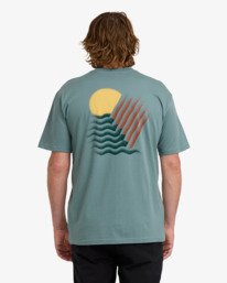 1 Canyons Regular - T-shirt de manga curta para Homem Azul 24A504512 Billabong