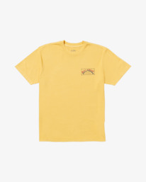 4 Original Arch Premium - Camiseta de manga corta para Hombre Amarillo 24A521515 Billabong