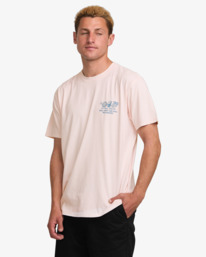 3 Roll Premium - Short Sleeves T-Shirt for Men Pink 24A521518 Billabong