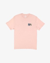 5 Crayon Wave Premium - T-Shirt f&uuml;r M&auml;nner Rosa 24A521600 Billabong