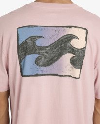 4 Crayon Wave Premium - T-Shirt f&uuml;r M&auml;nner Rosa 24A521600 Billabong