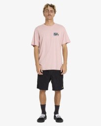 2 Crayon Wave Premium - T-Shirt f&uuml;r M&auml;nner Rosa 24A521600 Billabong