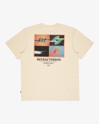 7 Russel Spencer Refractions Premium - T-Shirt f&uuml;r M&auml;nner Beige 24A521619 Billabong