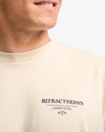 4 Russel Spencer Refractions Premium - T-Shirt f&uuml;r M&auml;nner Beige 24A521619 Billabong