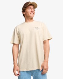 0 Russel Spencer Refractions Premium - T-Shirt f&uuml;r M&auml;nner Beige 24A521619 Billabong