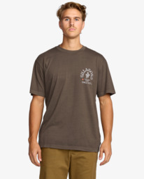0 Coiled Premium Wave Washed - T-Shirt für Männer Braun 24A523501 Billabong