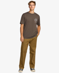 2 Coiled Premium Wave Washed - T-Shirt für Männer Braun 24A523501 Billabong