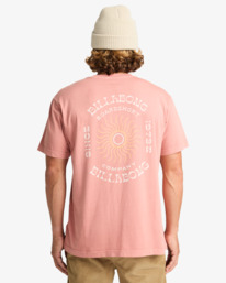 1 Sunrise Premium Wave Washed - T-Shirt à manches courtes pour Homme Rose 24A523502 Billabong
