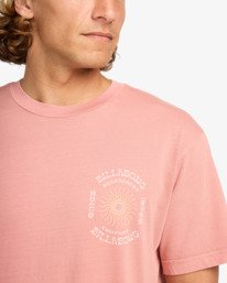 4 Sunrise Premium Wave Washed - T-Shirt à manches courtes pour Homme Rose 24A523502 Billabong