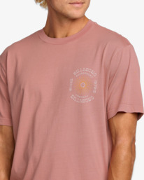 5 Sunrise Premium Wave Washed - T-Shirt à manches courtes pour Homme Rose 24A523502 Billabong