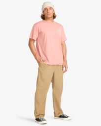2 Sunrise Premium Wave Washed - T-Shirt à manches courtes pour Homme Rose 24A523502 Billabong