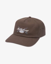 0 Throwback - Strapback Cap for Men Brown 24A551526 Billabong