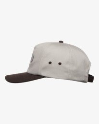 3 Throwback - Cappellino Strapback da uomo Gray 24A551526 Billabong