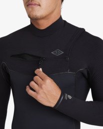6 4/3mm Revolution Pro - Chest Zip Wetsuit for Men Black 24AW191501 Billabong
