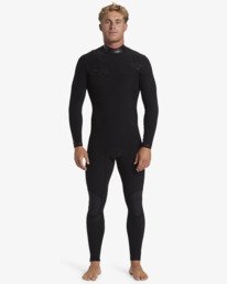 7 4/3mm Revolution Pro - Chest Zip Wetsuit for Men Black 24AW191501 Billabong