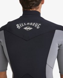 7 2/2mm Absolute Natural - Springsuit mit kurzen &Auml;rmeln und Brustrei&szlig;verschluss f&uuml;r M&auml;nner Grau 24AW191510 Billabong