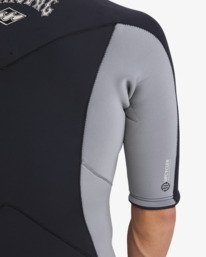 8 2/2mm Absolute Natural - Short Sleeve Chest Zip Wetsuit for Men Gray 24AW191512 Billabong