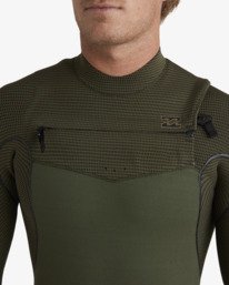 3 3/2mm Furnace Natural - Fato de surf com fecho no peito para Homem Verde 24AW193500 Billabong