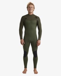 0 3/2mm Furnace Natural - Fato de surf com fecho no peito para Homem Verde 24AW193500 Billabong