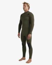 1 4/3mm Furnace Natural - Muta con zip sul petto da Uomo Green 24AW193501 Billabong