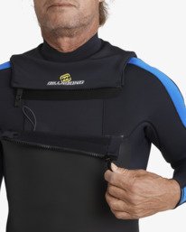 10 3/2mm Oscillator Natural - Combinaison de surf zip poitrine pour Homme Bleu 24AW193515 Billabong
