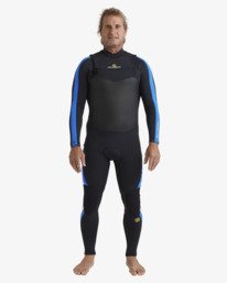 0 4/3mm Oscillator Natural - Chest-Zip-Neoprenanzug für Männer Blau 24AW193516 Billabong