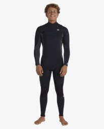 0 4/3mm Absolute Natural - Muta con zip sul petto da Uomo Orange 24AW193525 Billabong