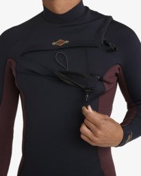 9 4/3mm Absolute Natural - Wetsuit met een Borstrits voor Heren Purple 24AW193525 Billabong
