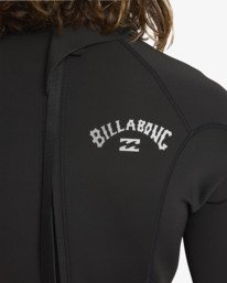 5 2/2mm Absolute - Short Sleeve Back Zip Springsuit for Men Black 24AW251601 Billabong