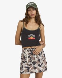 1 Otis Flag - Cropped Vest Top for Women Black 24B021670 Billabong