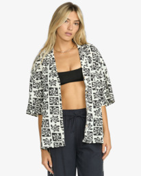 1 Beach side - Hemd mit kurzen Ärmeln für Frauen Schwarz 24B041501 Billabong