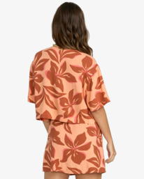 3 Sunflower - Bluse mit Ballonärmeln für Frauen Orange 24B041510 Billabong