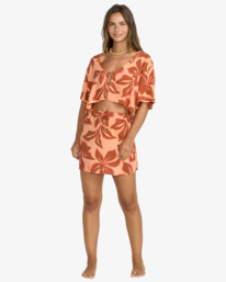 2 Sunflower - Bluse mit Ballonärmeln für Frauen Orange 24B041510 Billabong