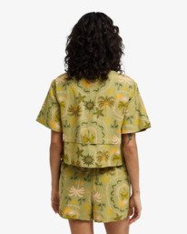 2 Totally Tropic - Short Sleeve Shirt for Women Green 24B041601 Billabong