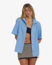 1 Laura - Kurz&auml;rmliges Hemd f&uuml;r Frauen Rot 24B044500 Billabong