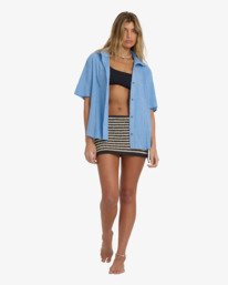 3 Laura - Kurz&auml;rmliges Hemd f&uuml;r Frauen Rot 24B044500 Billabong