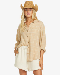 0 Layer Up - Long Sleeves Shirt for Women Beige 24B051501 Billabong