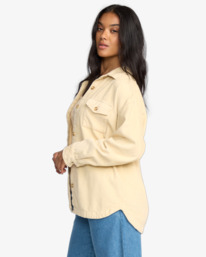 3 Fadeaway - Hemdjacke für Frauen Weiss 24B053501 Billabong