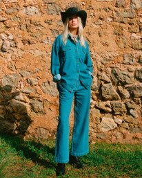 0 Fadeaway - Jeansjacke für Frauen Blau 24B053502 Billabong