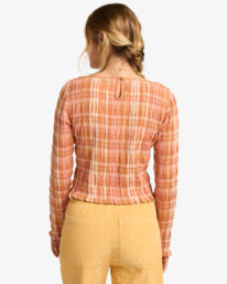 3 Check Me Out - Langärmliges Hemd für Frauen Braun 24B053503 Billabong