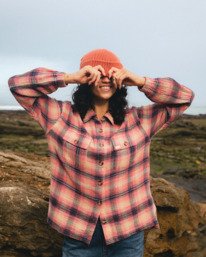 0 Big Bear - Langärmliges Hemd für Frauen Rosa 24B053504 Billabong