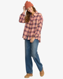 2 Big Bear - Langärmliges Hemd für Frauen Rosa 24B053504 Billabong