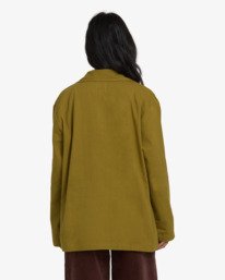 4 Floral Fields - Hemdjacke für Frauen Grün 24B054505 Billabong