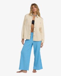 2 Laura Twill - Overshirt for Women White 24B054506 Billabong